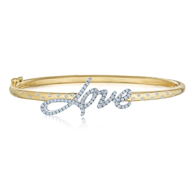 KWIAT Orbit 'Love' Diamond Bangle