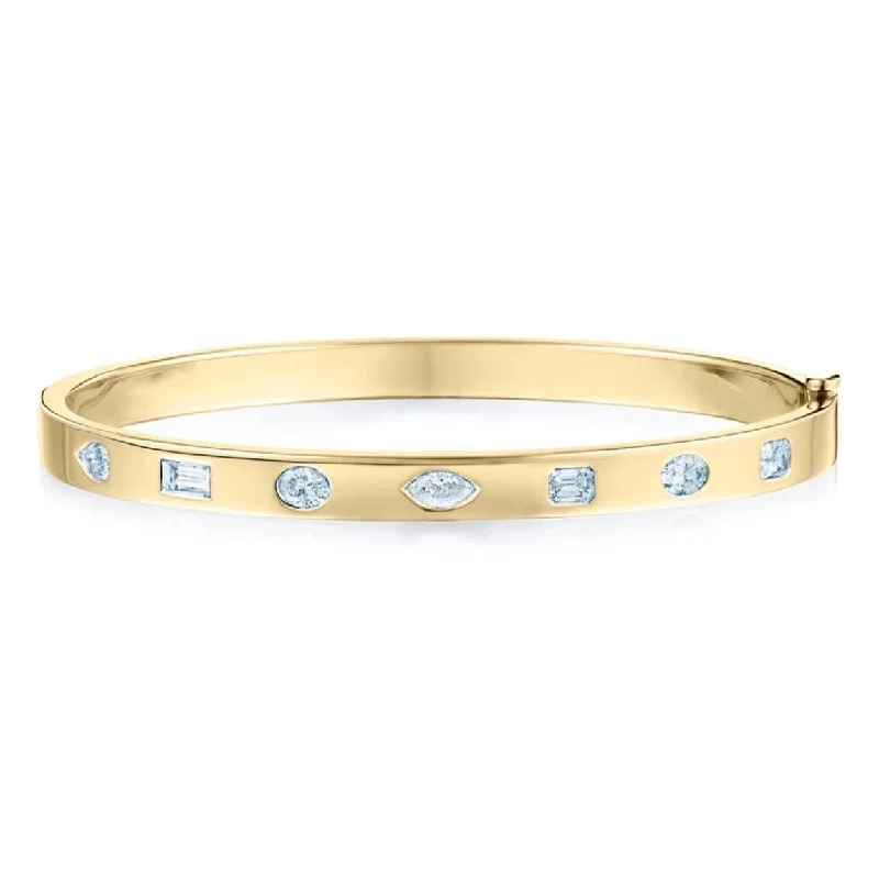 KWIAT Stackable Fancy Shape Diamond Bangle