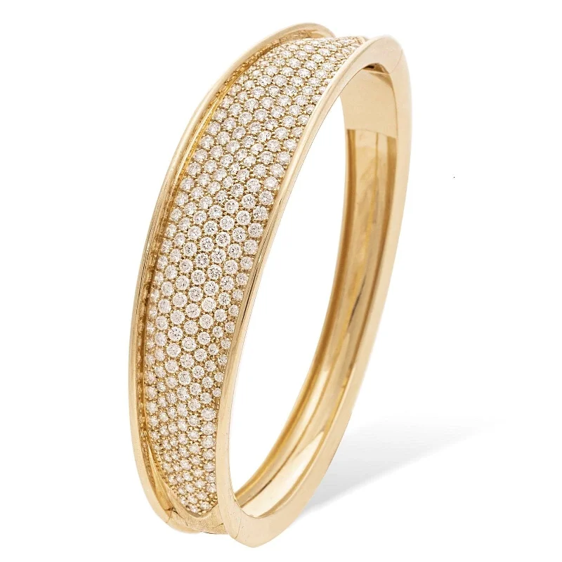 MARCO BICEGO Lunaria Alta Pave Diamond Bangle