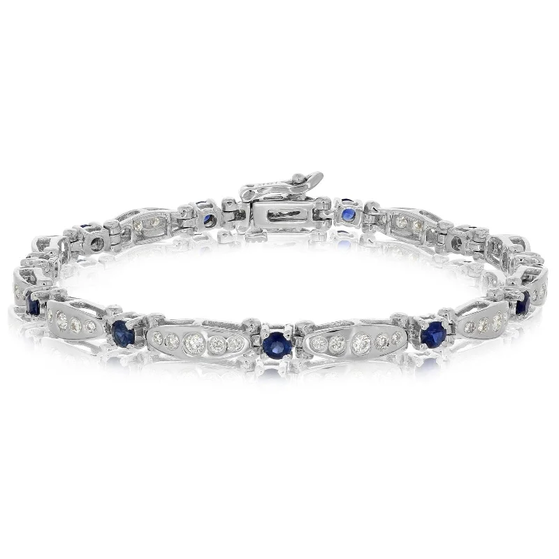 Sapphire & Diamond Bracelet