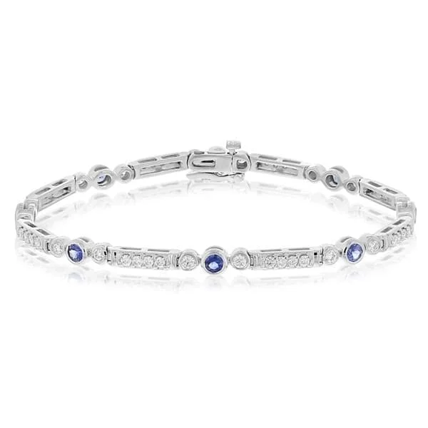 Sapphire and Diamond Bracelet