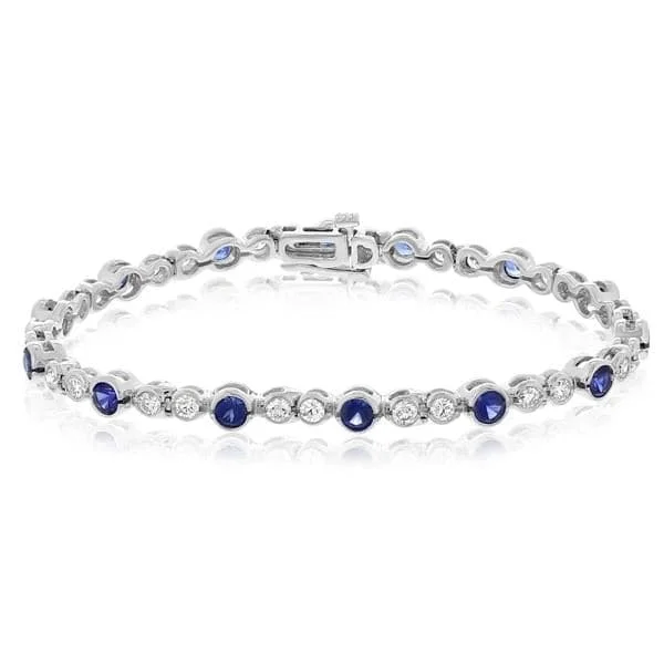 Sapphire and Diamond Bracelet