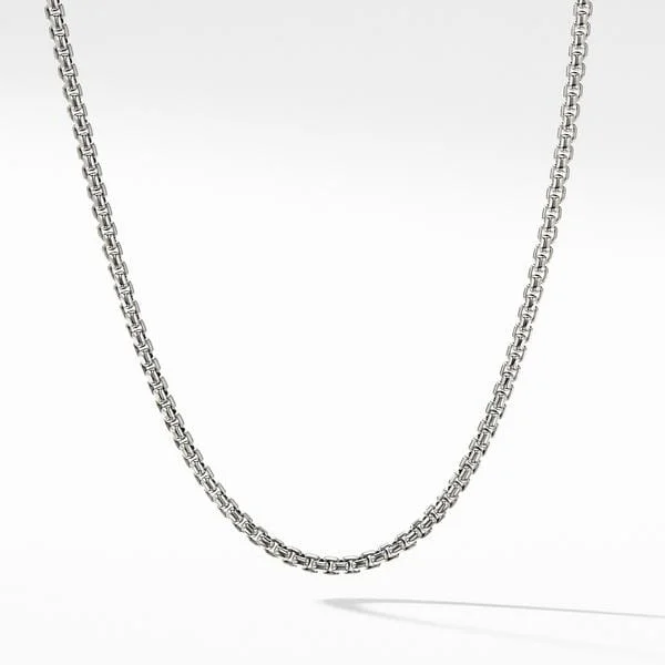 Box Chain Necklace with Gold