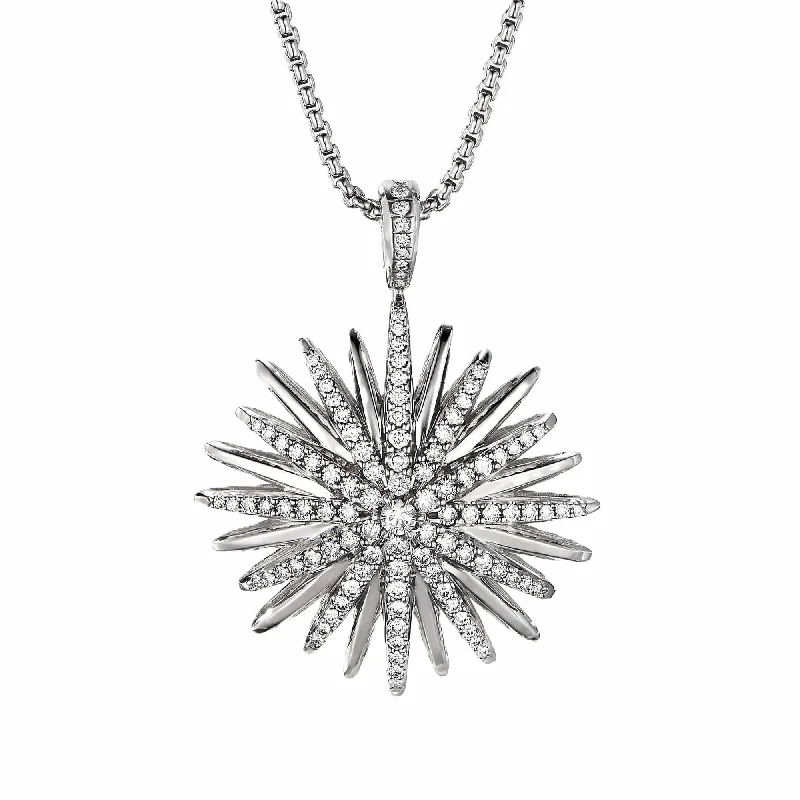 Starburst Pendant with Diamonds