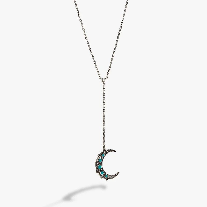 Turquoise Lariat Necklace